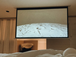Recessed Electric Projection Screen